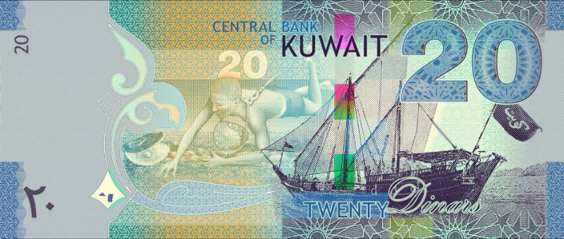 Prop Money 20 Kuwait Dinar Notes - Australian Prop Money For Film & TV